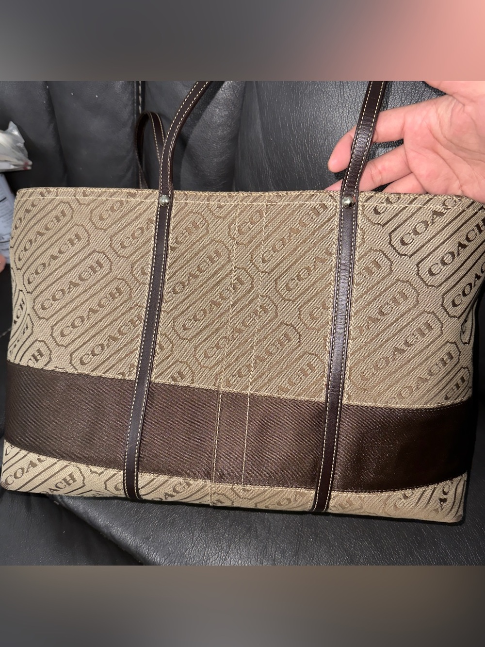 Coach canvas tote bag - Picture 3 of 6